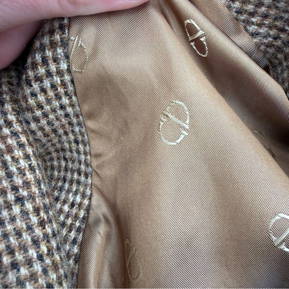 Christian Dior Vintage timeless Classic Tan Trenchcoat belt wool Twill lining - Picture 10 of 15